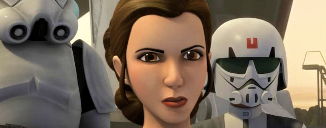 Julie Dolan as Princess Leia | "Star Wars Rebels" (2016) *