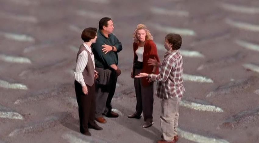 Eve Gordon, Rick Moranis, Stuart Pankin, Robin Bartlett | "Honey, We Shrunk Ourselves" (1997)